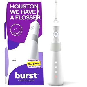 BURST Water Flosser – Electric Cordless Water Floss – 3 Modes, 80 - Day Recharge